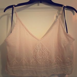 Forever 21 beaded tank top crop top for festivals